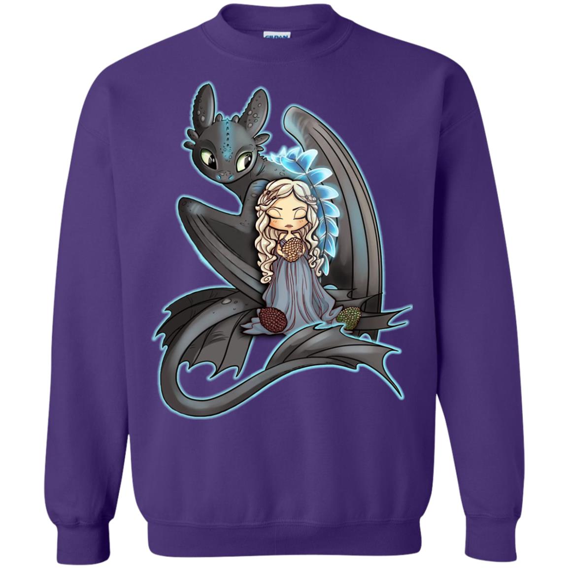 Dragon Night Fury Cartoon Shirt Purple