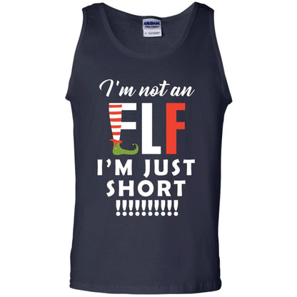 Christmas T-shirt I'm Not An Elf I'm Just Short Navy
