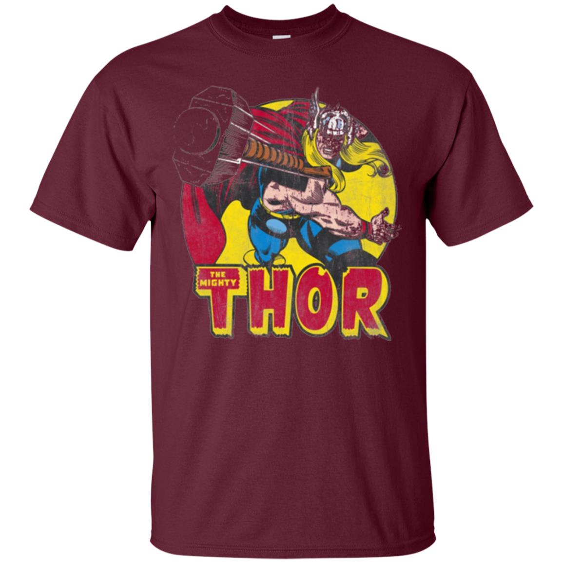 Comic Marvel T-shirt The Mighty Thor Maroon