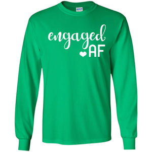 Fiance Engagement Party Womens Engaged Af T-shirt