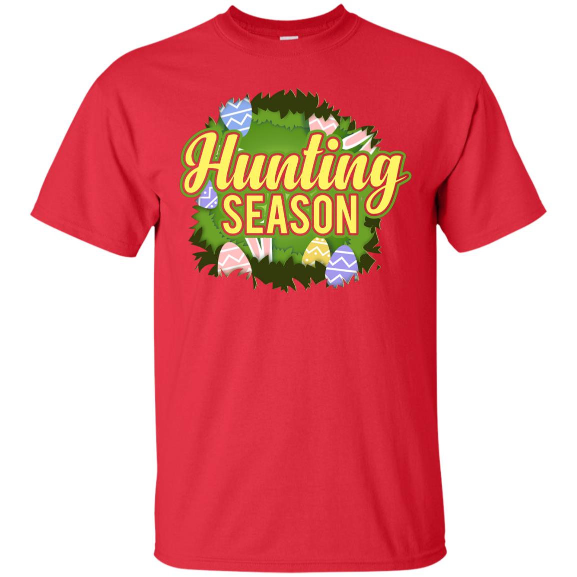 Hunting Season Easter Gift Shirt For Hunter Red
