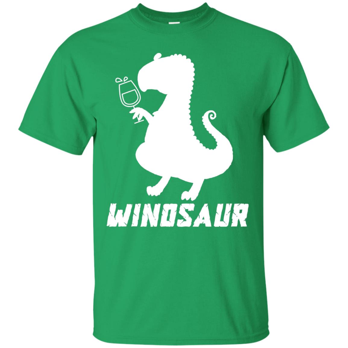 Drinking Party T-shirt Winosaur Wine Dinosaur Irish Green