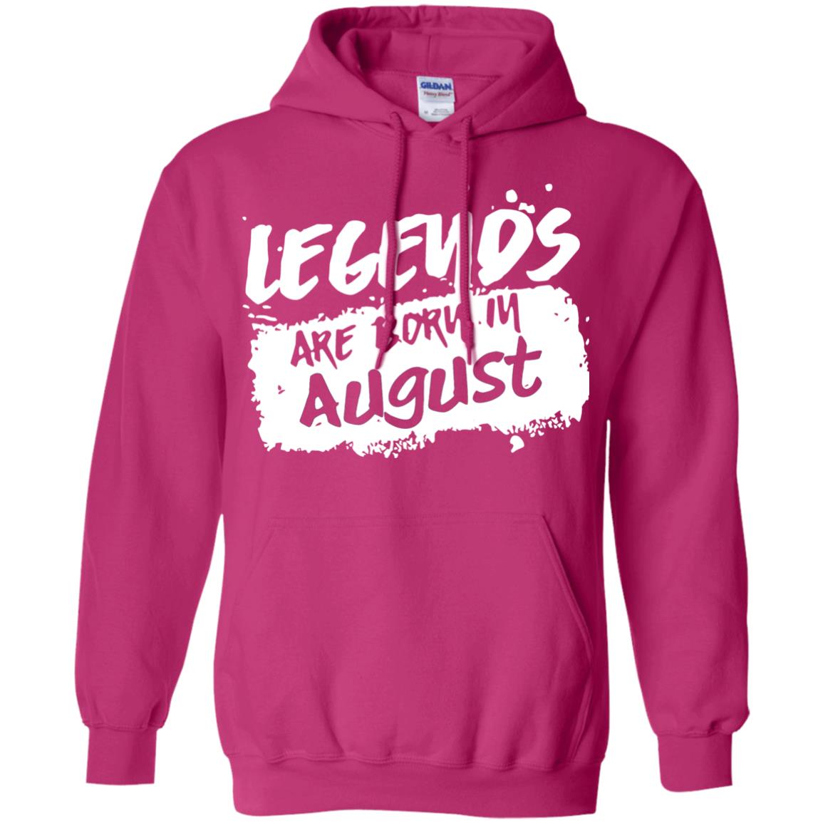 August Birthday Shirt Legends Are Born In August Heliconia