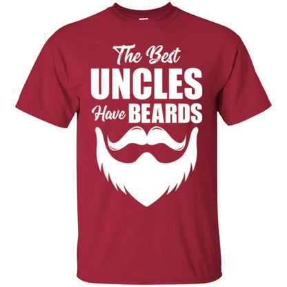 The Best Uncles Have Beards T-shirt Funny Uncle Cardinal