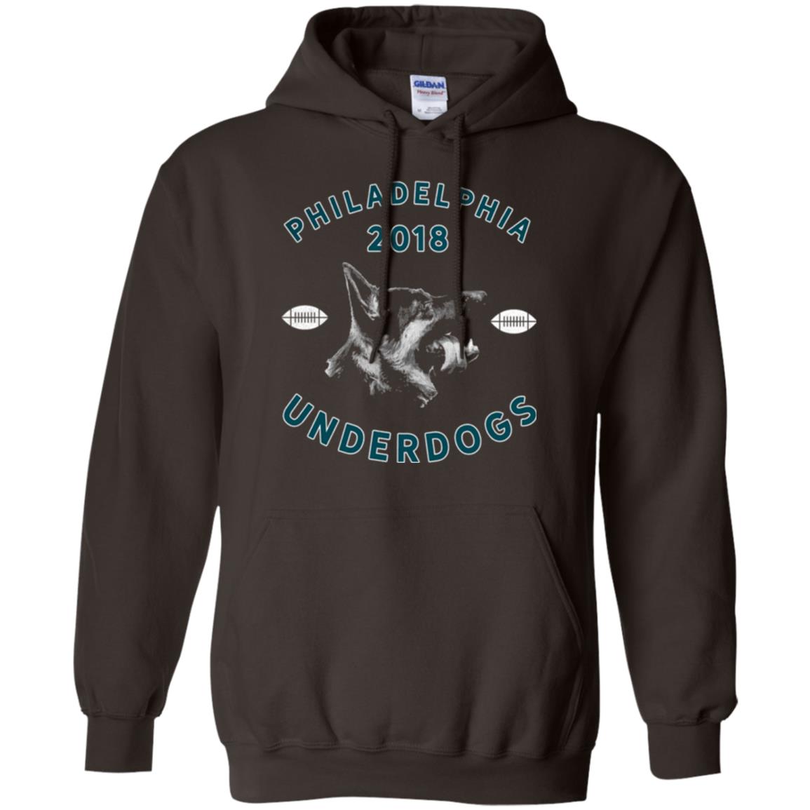 Dog Lover T-shirt Philly Philadelphia Underdogs Lii Game Day Dark Chocolate