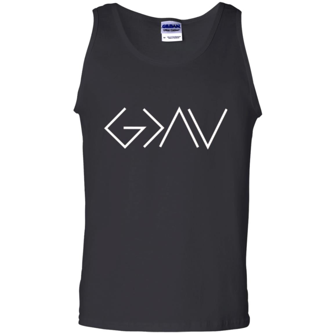 Christian T-shirt God Is Greater Than Our Highs And Our Lows Know Him Black