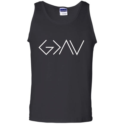 Christian T-shirt God Is Greater Than Our Highs And Our Lows Know Him Black