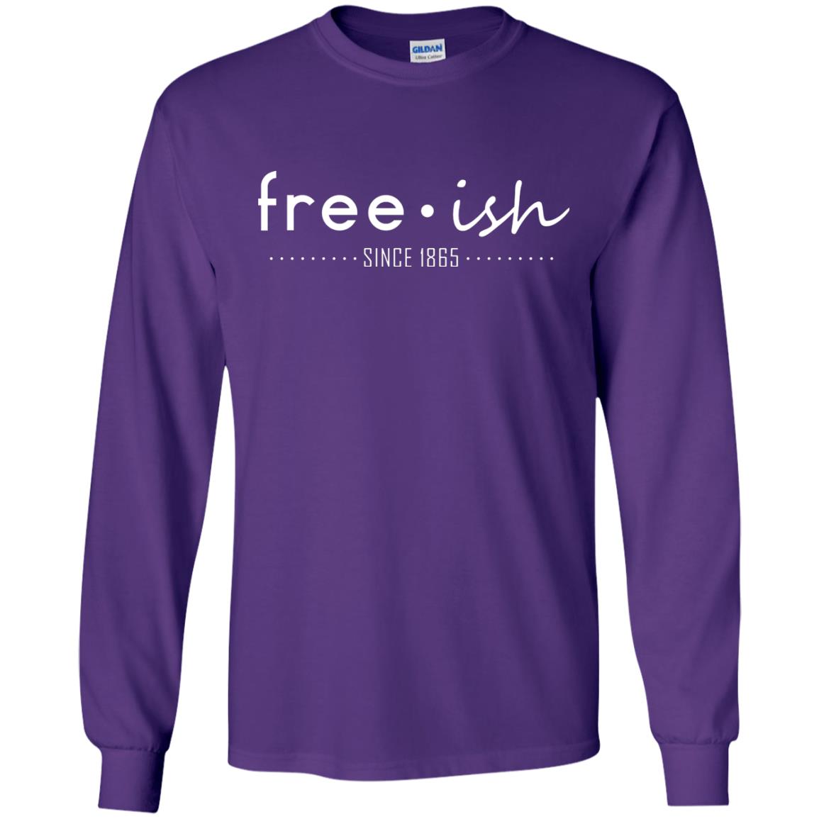 Free Ish Since 1865 Black Pride T-shirt Purple