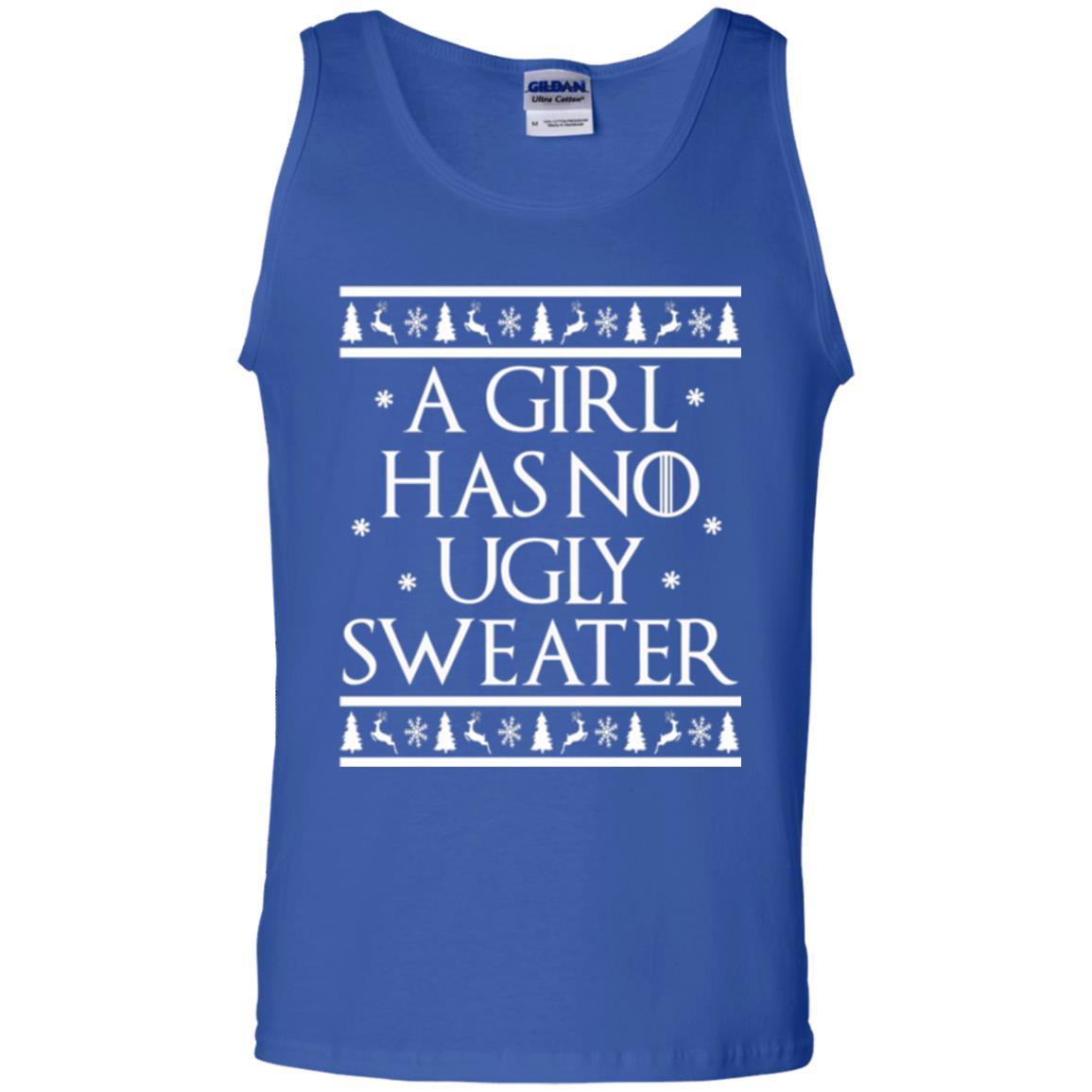 Christmas T-shirt A Girl Has No Ugly Sweater Royal