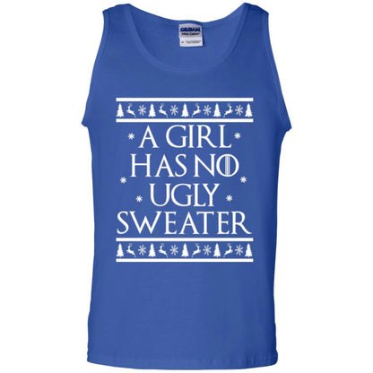 Christmas T-shirt A Girl Has No Ugly Sweater Royal