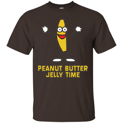 Peanut Butter Jelly Time T-shirt Dark Chocolate