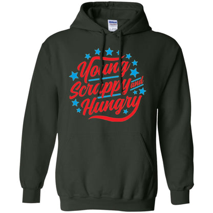 Hamilton T-shirt Young Scrappy And Hungry Forest Green