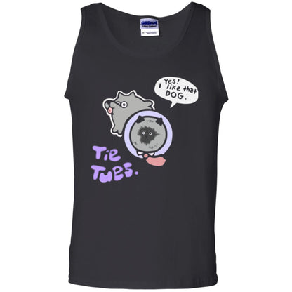Yes I Like That Dog Tietuesday Dog Lover T-shirt Black