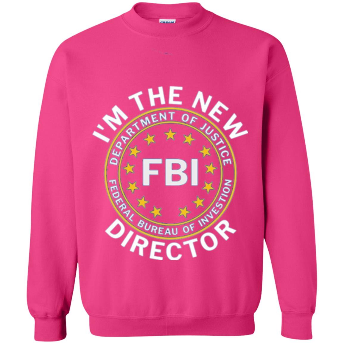 I Am The New Fbi Director With Emblem T-shirt Heliconia
