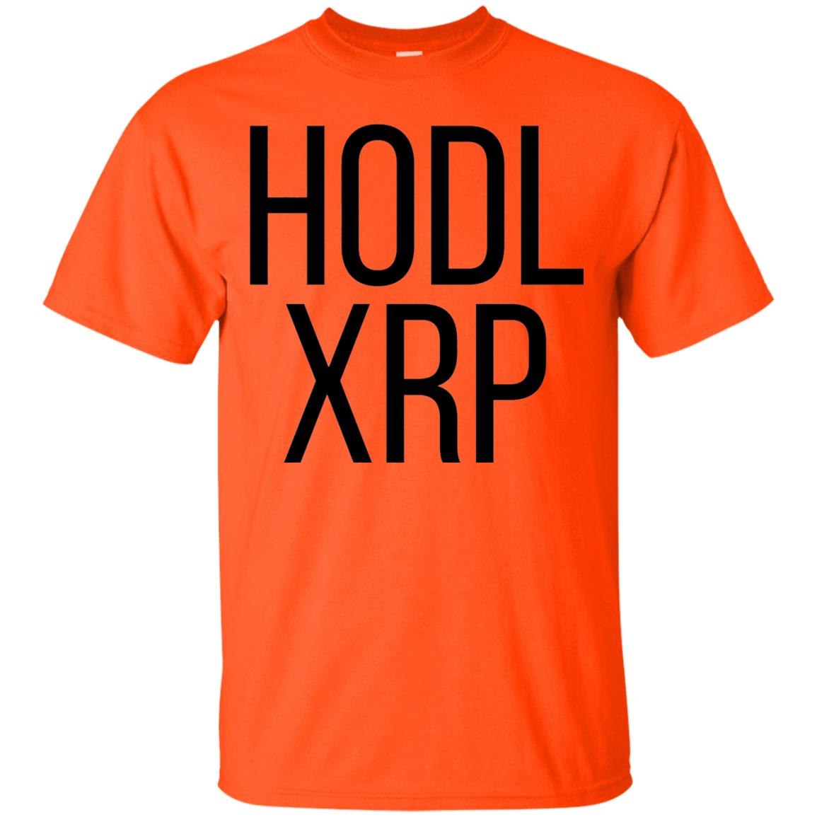 Hodl Xrp Ripple Cryptocurrency Alt Coin T-shirt Orange