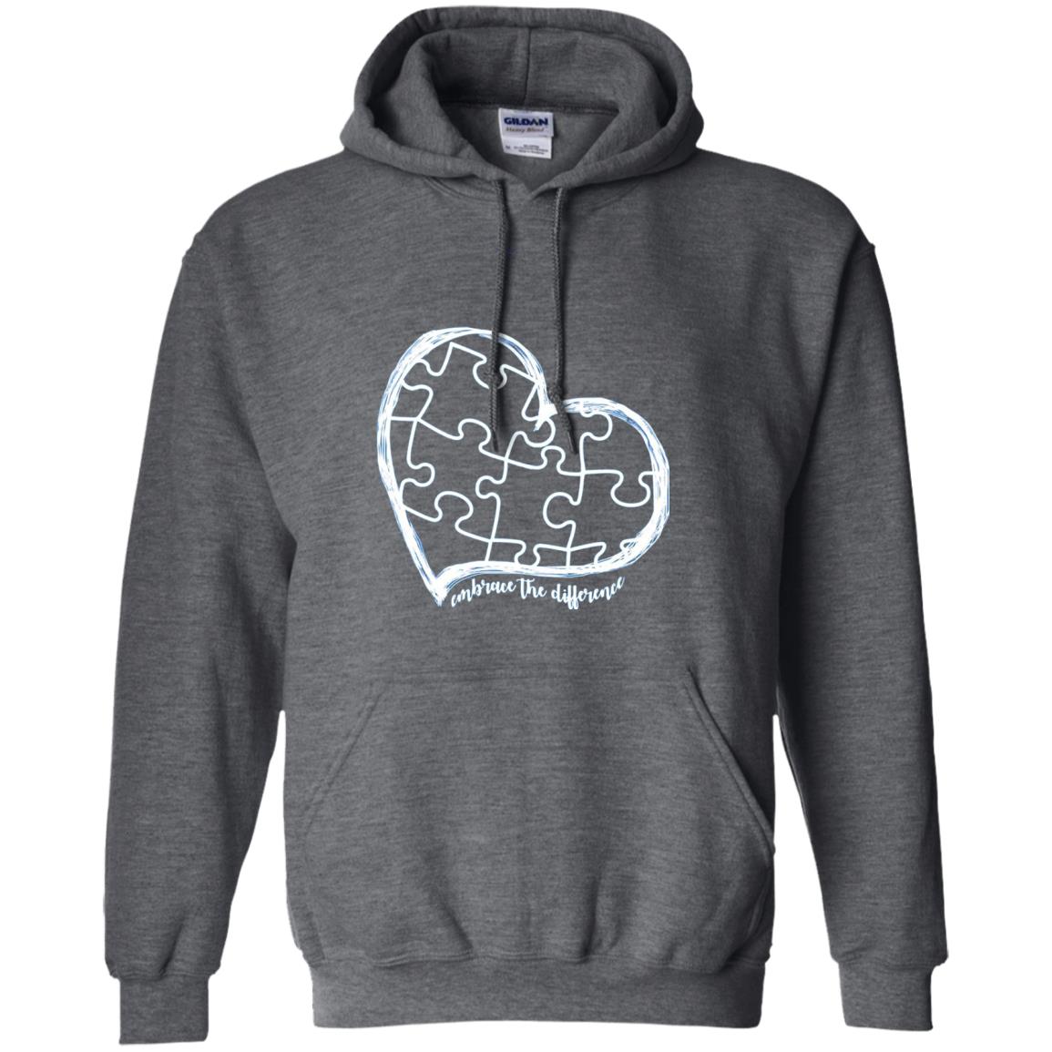 Autism Awareness Shirt Embrace Differences Dark Heather