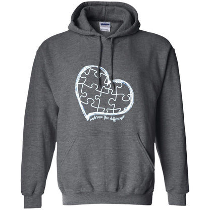 Autism Awareness Shirt Embrace Differences Dark Heather