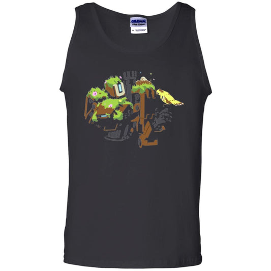 Film T-shirt Bastion Overgrown Spray T-shirt Black