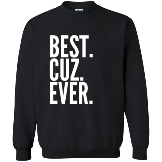 Family T-shirt Best Cuz Ever Black