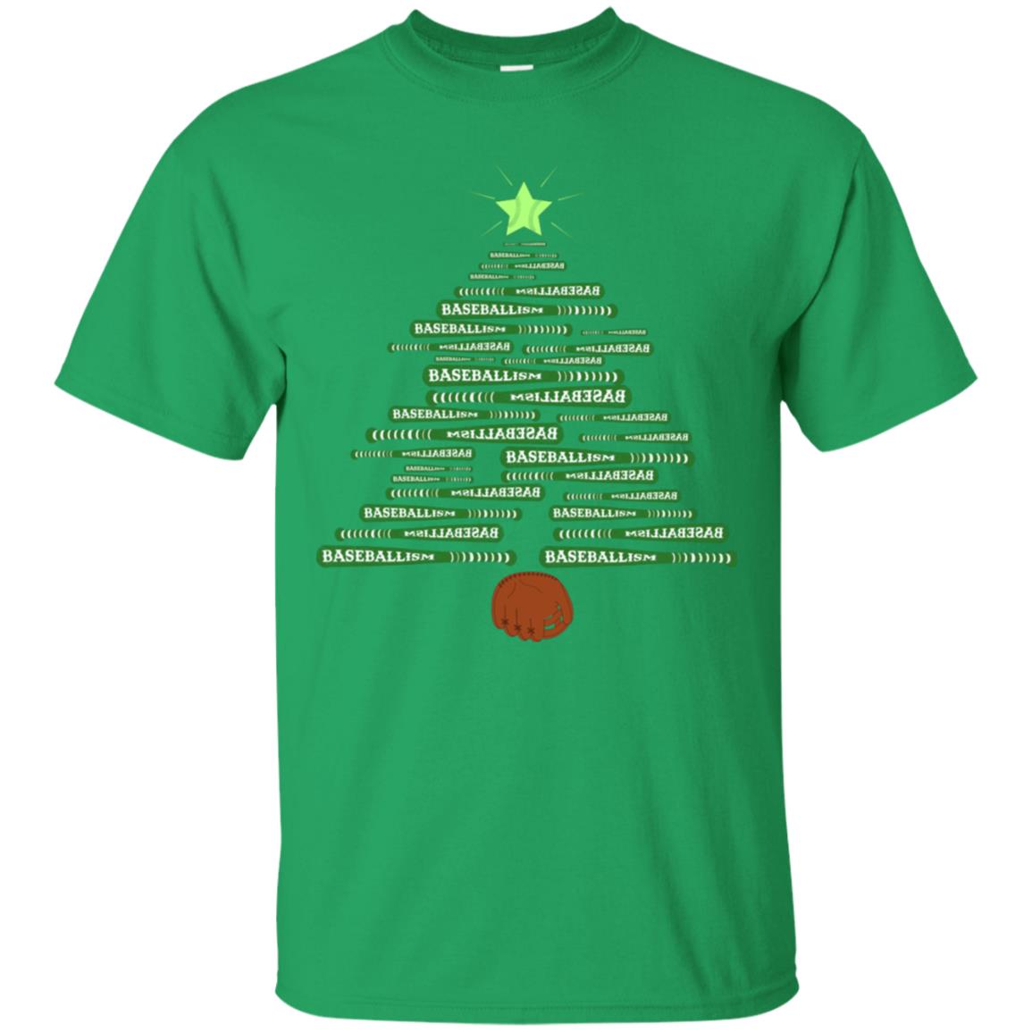 Baseballism Christmas Tree Gift Shirt Irish Green