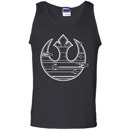 Film T-shirt Last Jedi Rebel Resistance Ship Logo Black
