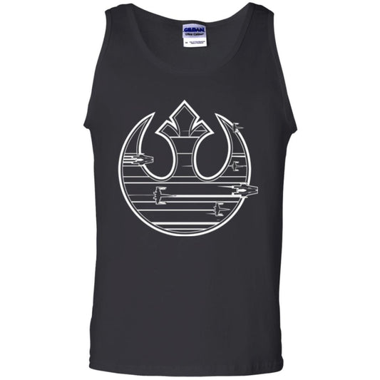 Film T-shirt Last Jedi Rebel Resistance Ship Logo Black