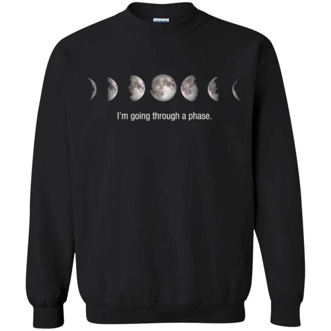 Astronomy T-shirt I_m Going Through A Phase Black