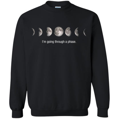 Astronomy T-shirt I_m Going Through A Phase Black