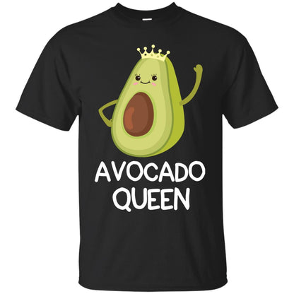 Avocado Queen Vegetarian Shirt For Girls Black