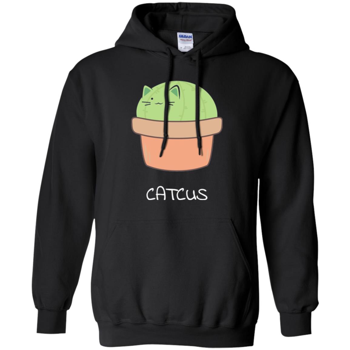 Cat Lovers T-shirt Catcus Black