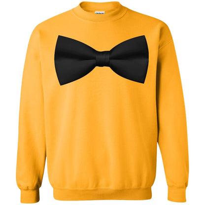 Big Black Bow Tie Tee Shirt Gold
