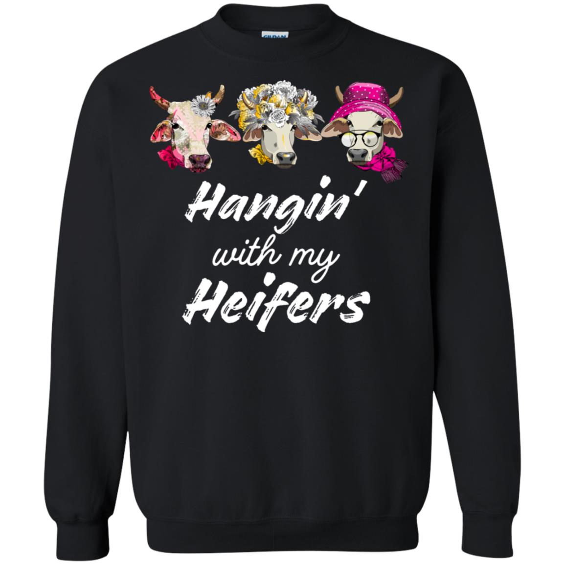 Hangin' With My Heifers Shirt Black