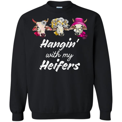 Hangin' With My Heifers Shirt Black