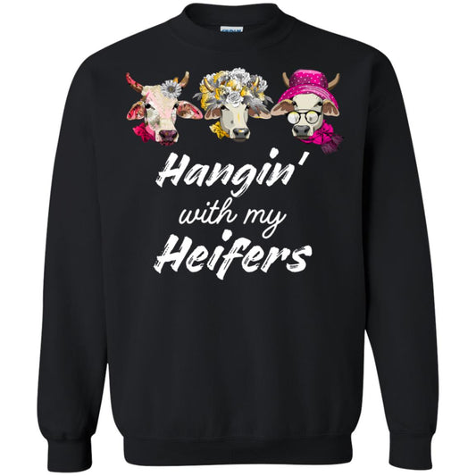Hangin' With My Heifers Shirt Black