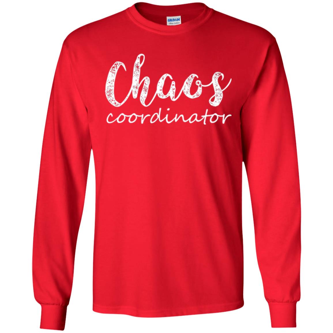Chaos Coordinator T-shirt Mothers Day Gift Shirt Red