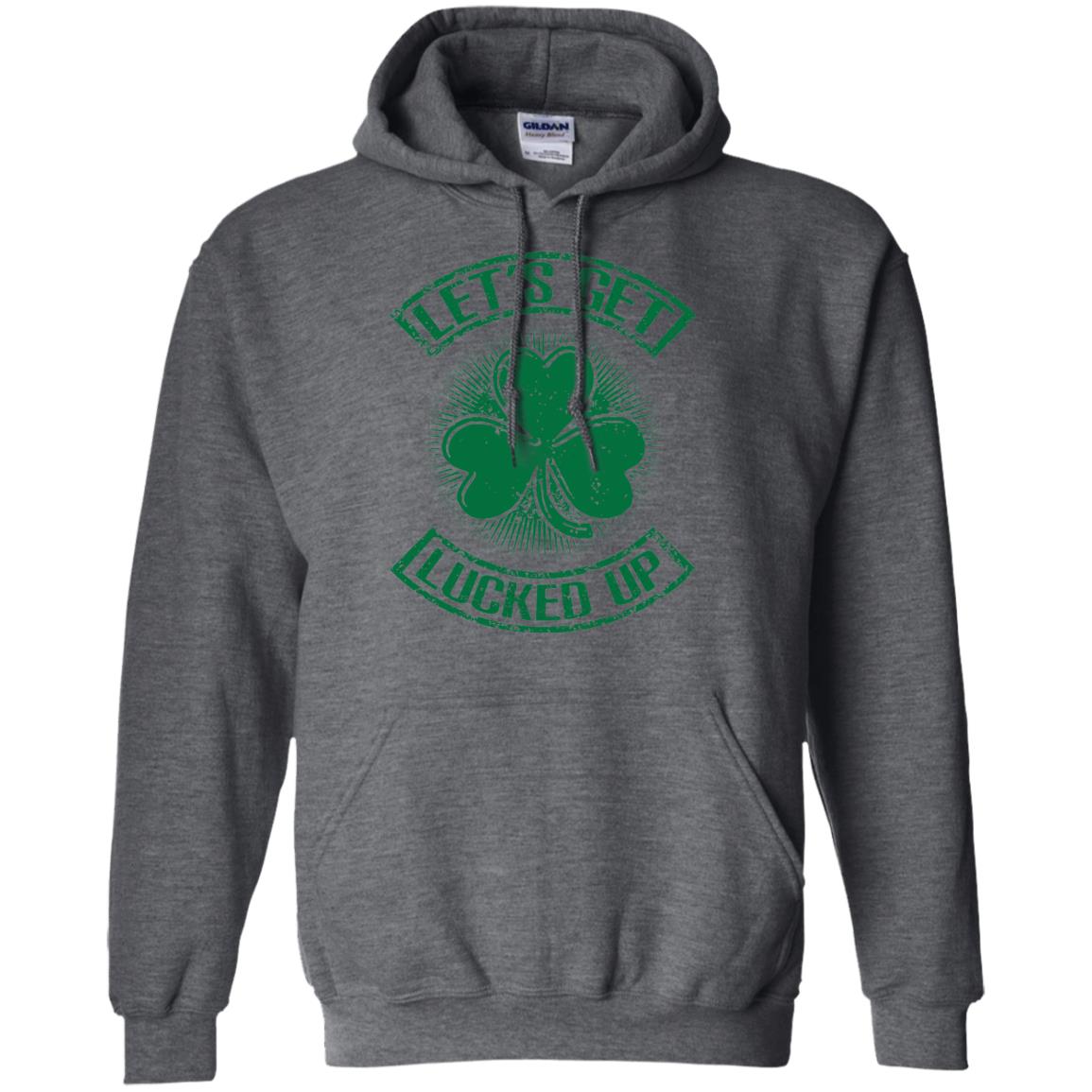 Let_s Get Lucked Up St. Patrick_s Day T-shirt Dark Heather