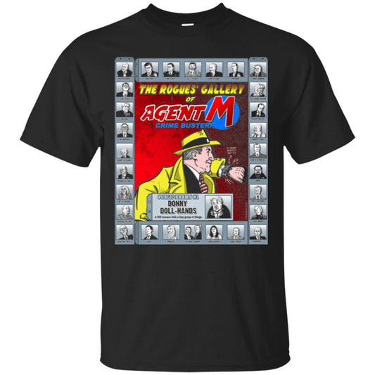 The Rogues' Gallery Of Agent M T-shirt Black