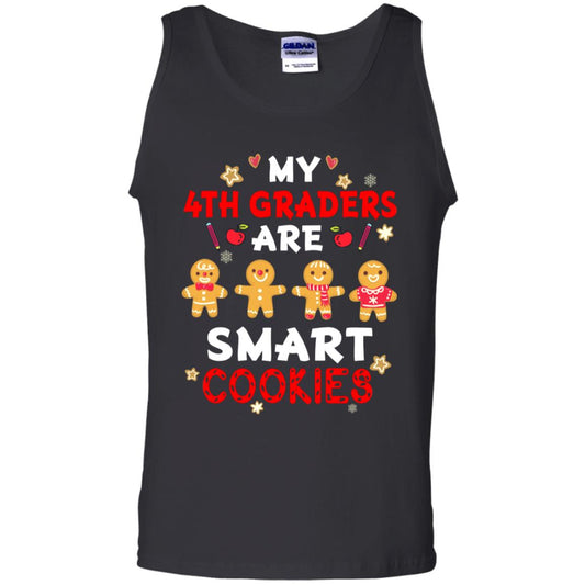 My 4th Graders Are Smart Cookies X-mas Gift Shirt For Fourth Gradeteachers Black