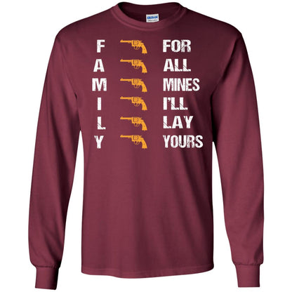 Family For Mines I'll Lay Yours Shirt Maroon