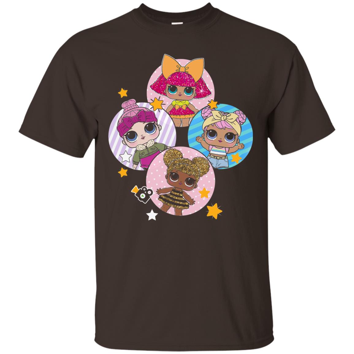 Dolls Lol Birthday #squadgoals Doll Lover T-shirt Dark Chocolate