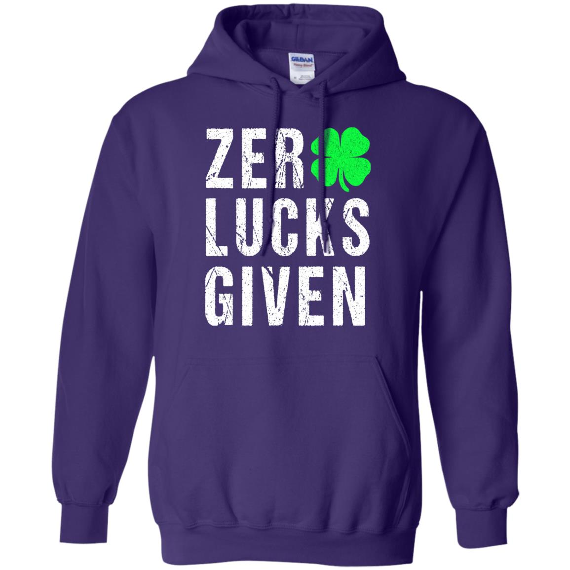 Shamrock Irish Funny Saint Patrick_s Day T-shirt Purple
