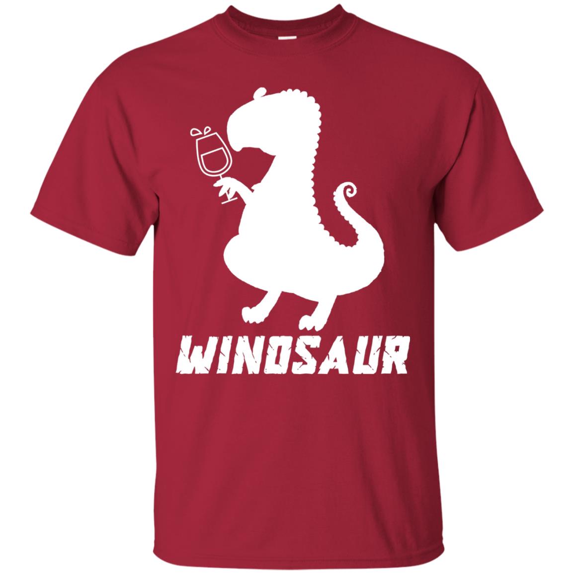 Drinking Party T-shirt Winosaur Wine Dinosaur Cardinal