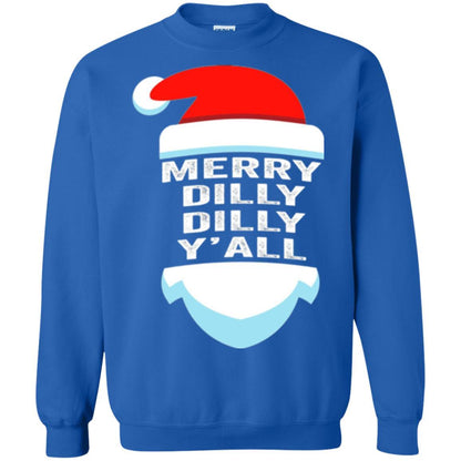 Christmas T-shirt Dilly Dilly Yall Santa Hat Christmas T-shirt Royal