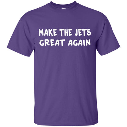 Make The Jets Great Again T-shirt Gift New York Football Fan Purple