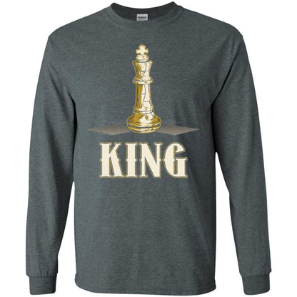 King Chess Piece Chess Player T-shirt Dark Heather