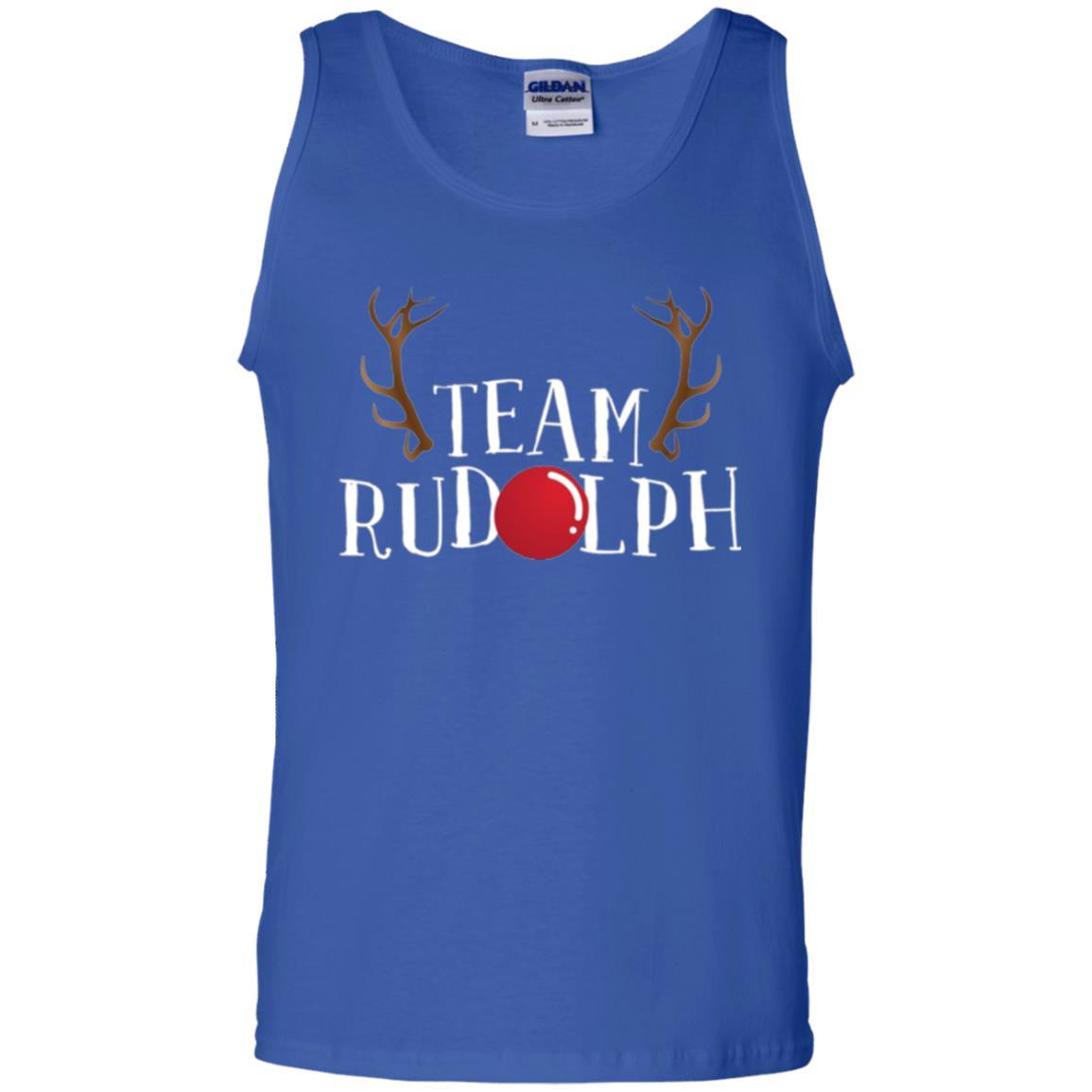 Christmas T-shirt Reindeer Team Rudolph Royal