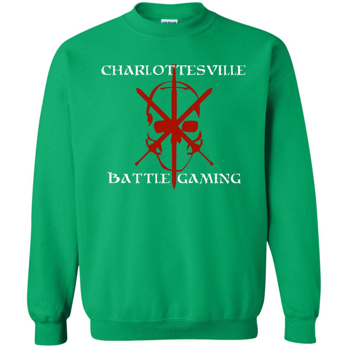 Charlottesville Battle Gaming Gamer T-shirt Irish Green