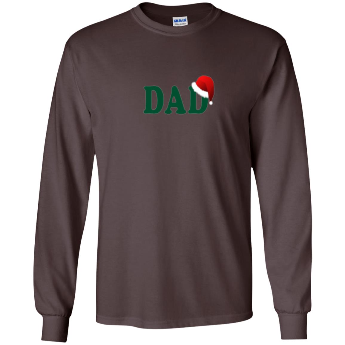 Christmas T-shirt Dad Santa Dark Chocolate