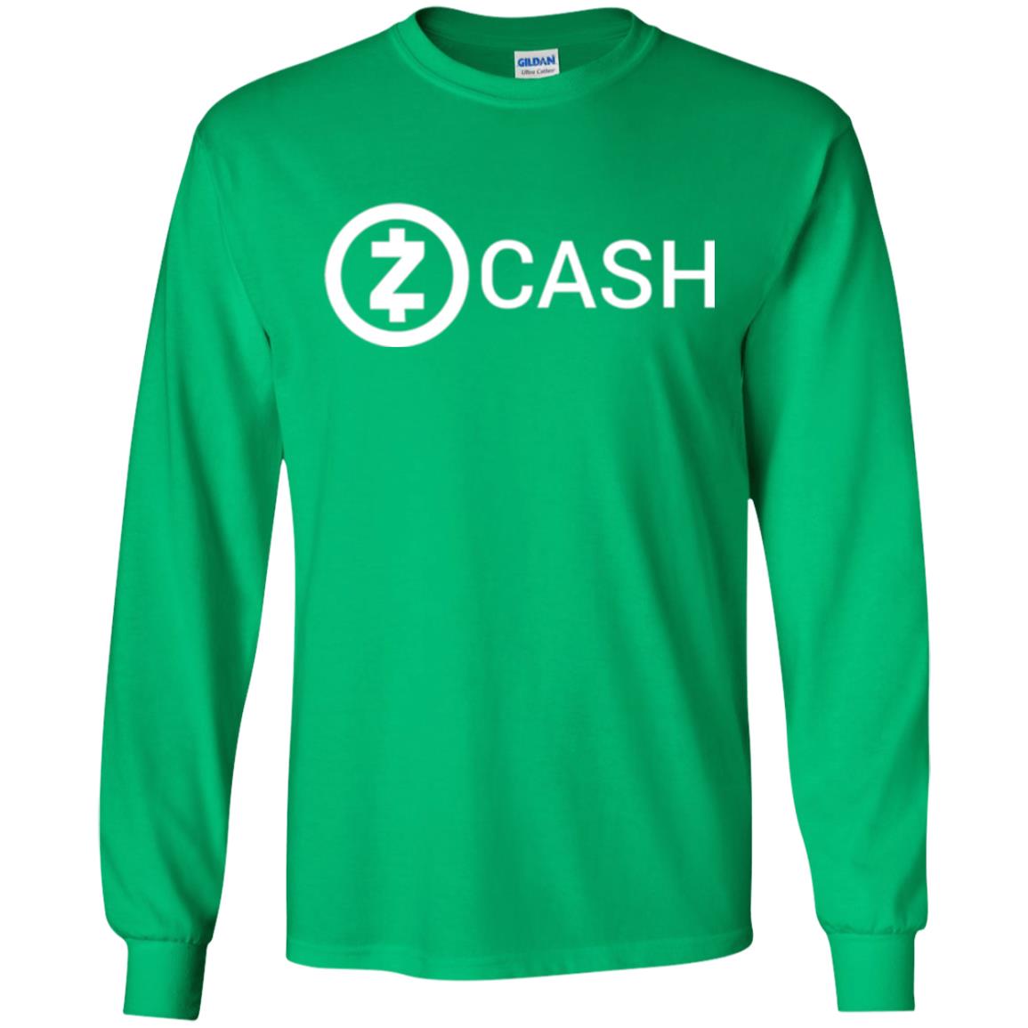 Cryptocurrency Zec Logo T-shirt Zcash Irish Green