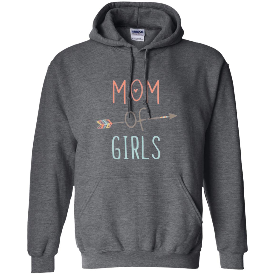 Mommy T-shirt Mom Of Girls Dark Heather
